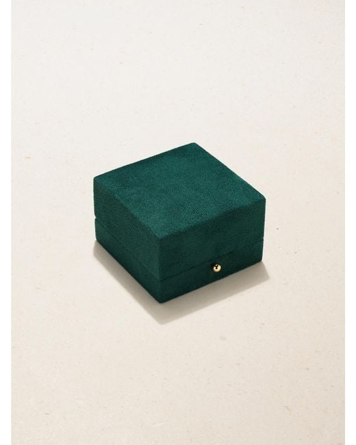 AMRAPALI LONDON Green Ring Aus 18 Karat Weißgold Mit Diamanten Und Smaragd