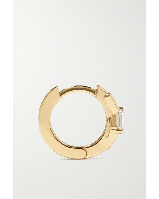 Suzanne Kalan Natural 18-Karat Diamond Hoop Earrings