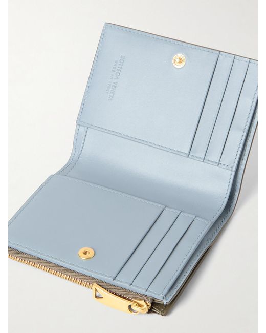 Bottega Veneta Natural Intrecciato Leather Wallet