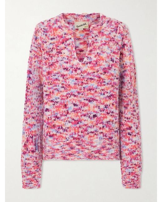 Sanderlak Pink Wool-Blend Sweater