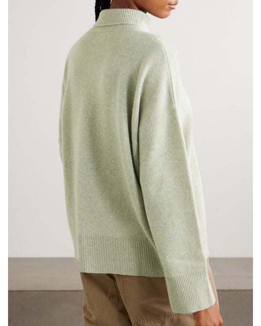 LeKasha Green Rollkragenpullover Aus Biokaschmir