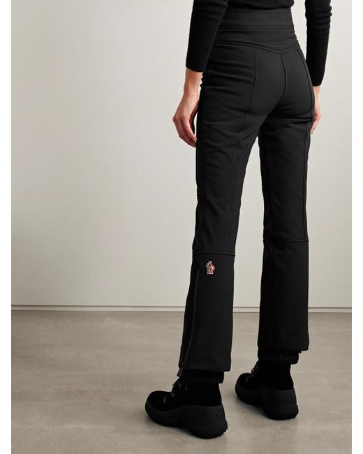 Moncler Black Paneled Bootcut Ski Pants