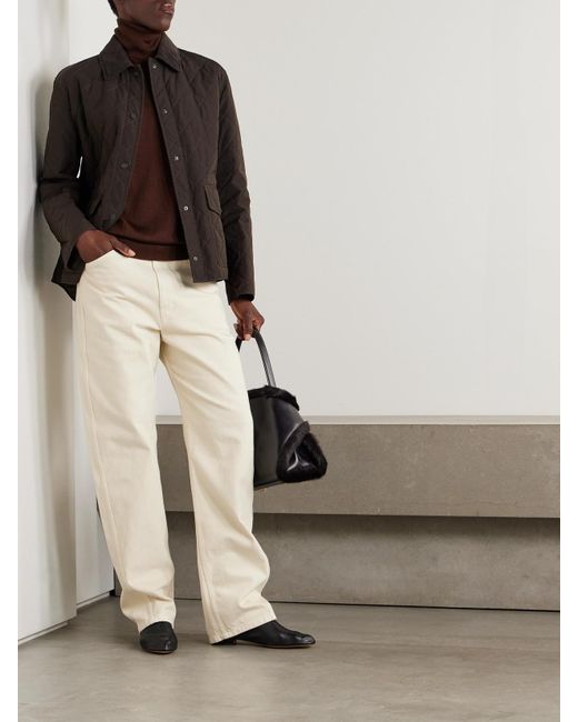 James Purdey & Sons Black Winchester Corduroy-Trimmed Quilted Shell Jacket