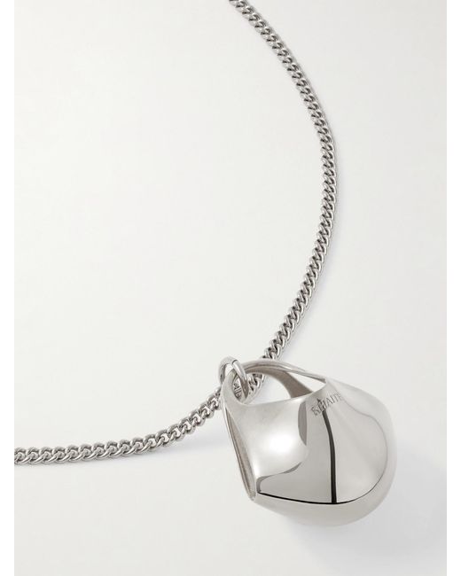 Khaite White Lotus Small-Tone Necklace