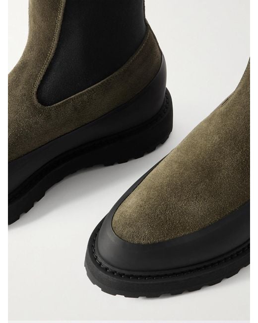 Le Monde Beryl Black Diemme Dolomite Suede Chelsea Boots