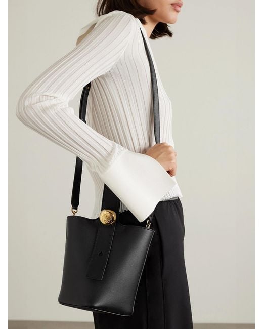 Loewe Black Pebble Mini Leather Tote