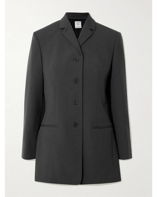Calvin Klein Black Adrian Wool Blazer