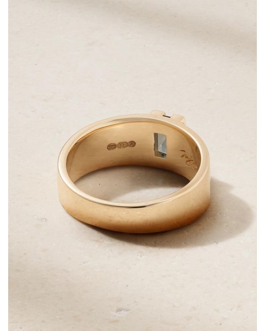 Melissa Joy Manning Natural Ring Aus Recyceltem 14 Karat Mit Topas