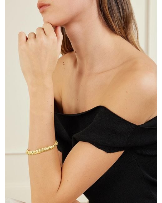YSSO Metallic Louiza-Plated Cuff