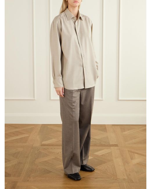 Auralee Natural Wool Shirt