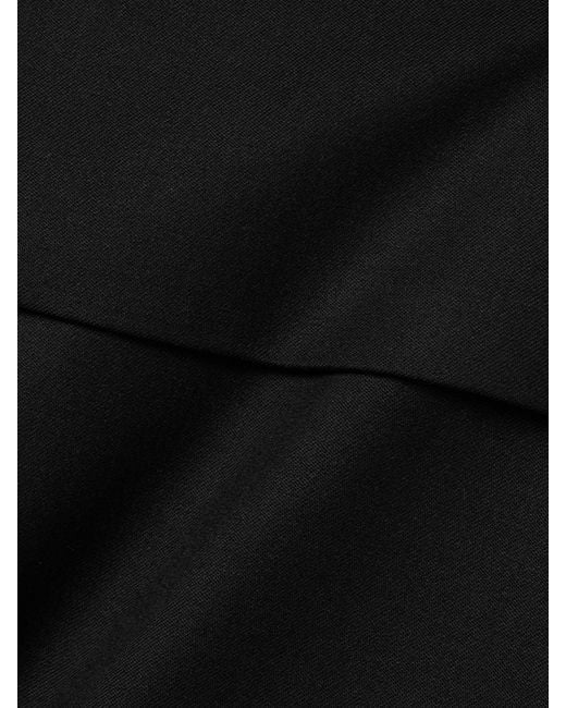 Proenza Schouler Black Adriana Paneled Wool-Blend Twill Maxi Skirt