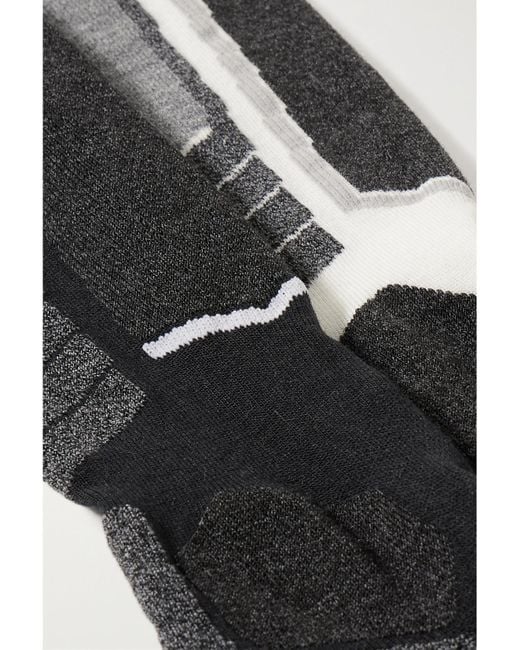 Falke Black Sk2 Set Of Two Jacquard-Knit Ski Socks