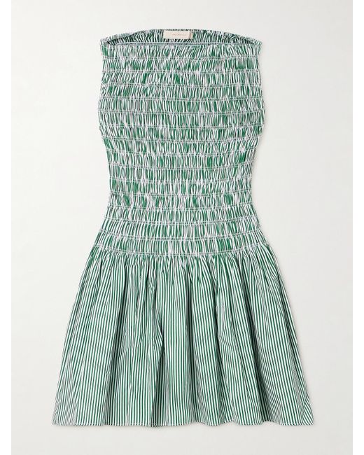 faithfull the brand green dress Verena Mini Dress Green main image 0