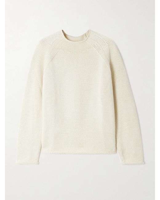 B Sides Natural Pullover Aus Merinowolle