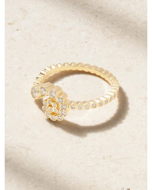 Sophie Bille Brahe Natural Rêve Escargot 18-Karat Recycled Diamond Ring
