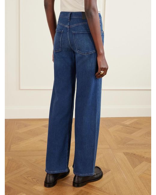 Citizens of Humanity Blue Annina Mid-Rise Staight-Leg Jeans