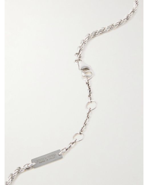 Bottega Veneta Metallic Kette Aus Silber Mit Vergoldeter Partie