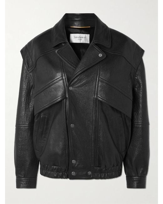 Saint Laurent Black Leather Jacket