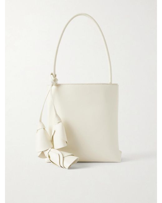 Magda Butrym White Julia Leather Tote