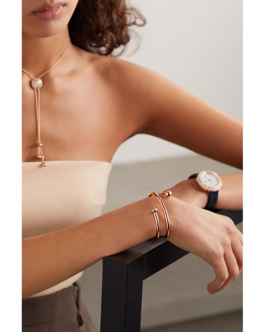 Piaget Natural Possession Armreif Aus 18 Karat Roségold Mit Diamanten