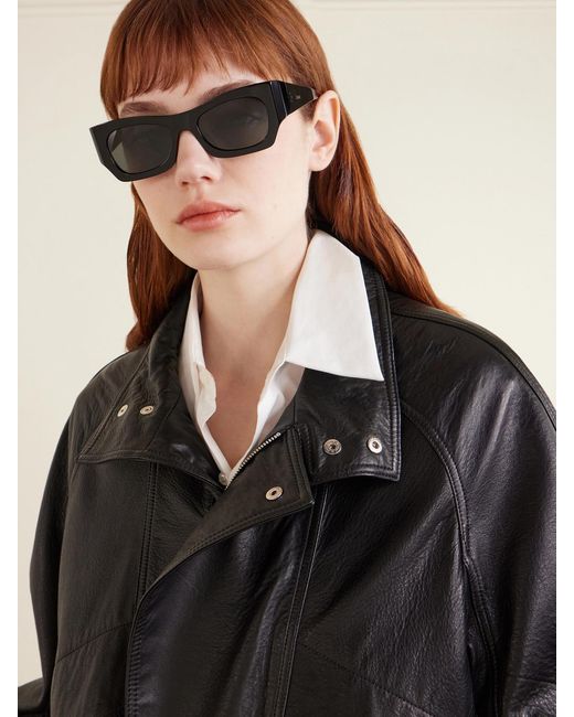 Céline Black Square-Frame Acetate Sunglasses
