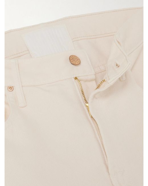 Mother Natural Snacks! The Lemon Twist Sneak High-Rise Wide-Leg Jeans
