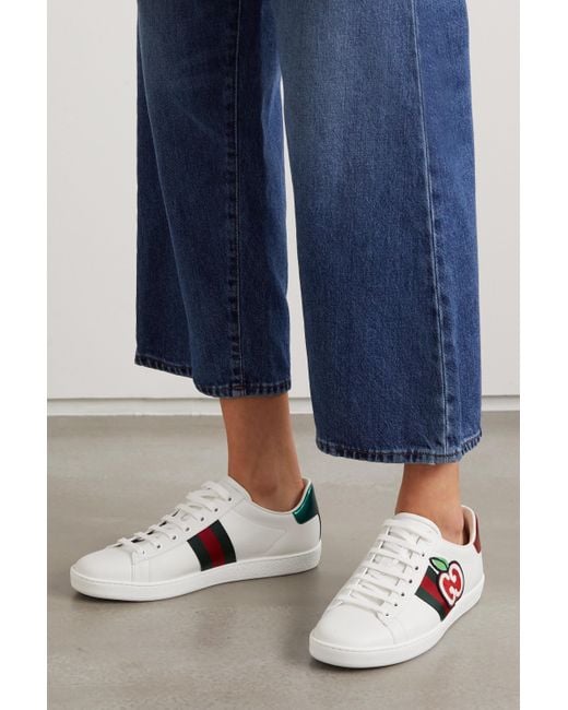 gucci apple trainers