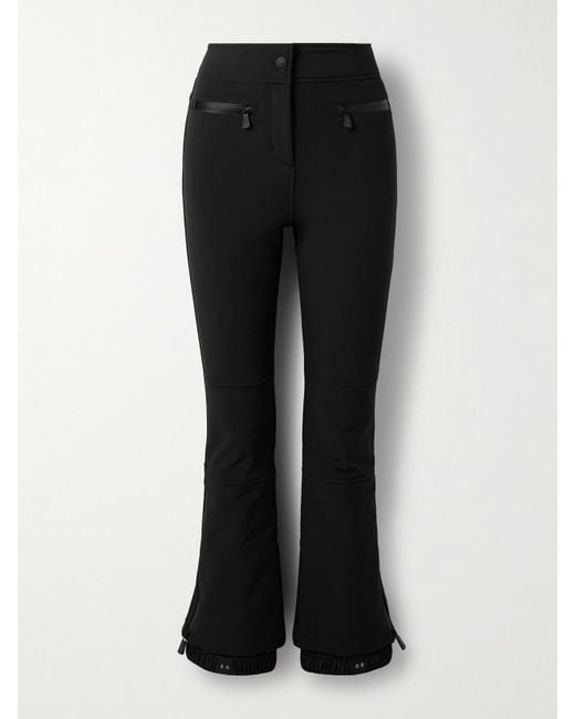 Moncler Black Paneled Bootcut Ski Pants