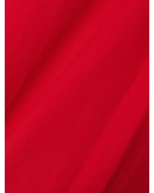 Matteau Red Organic Cotton-Poplin Shirt