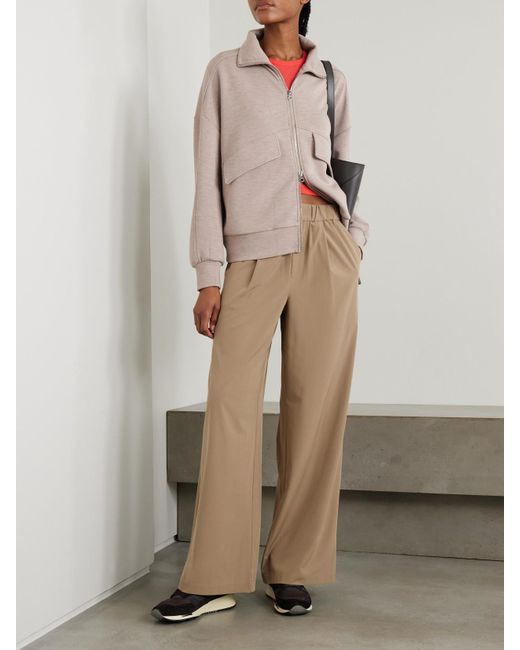 Varley Natural Kayson Hose Mit Weitem Bein Aus Webstoff