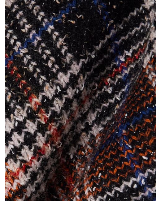Missoni Multicolor Caperdoni Checked Tweed Mini Skirt