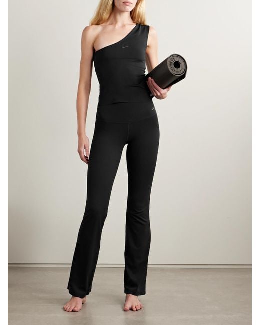 Nike Black Zenvy Leggings Mit Ausgestelltem Bein Aus Infinasoft-Material