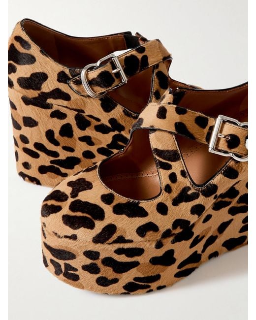 Alaïa Brown Heeled Shoes Criss Cross