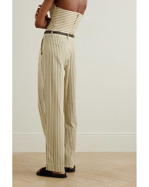 Mara Hoffman Natural Net Sustain Marella Hose Mit Geradem Bein Aus Twill Aus Einer Tencel-Lyocell-Biobaumwollmischung