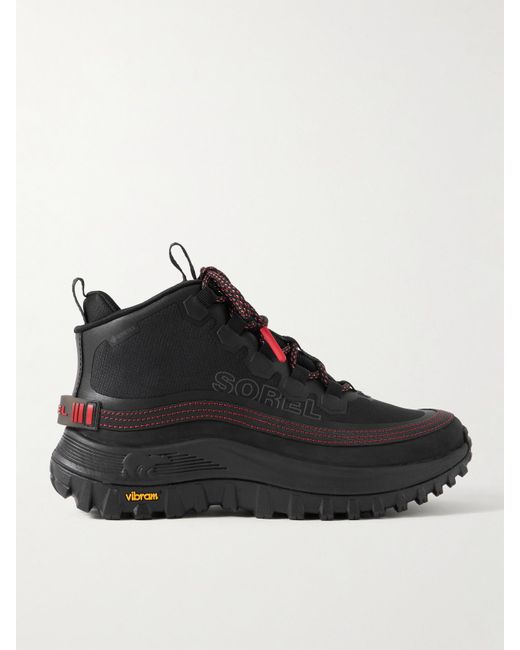 Sorel Black Callsign Horizon Rubber-Trimmed Gore-Tex Ankle Boots