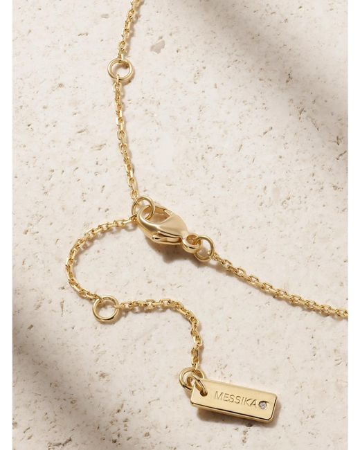 Messika Natural My Twin 18-Karat Diamond Necklace