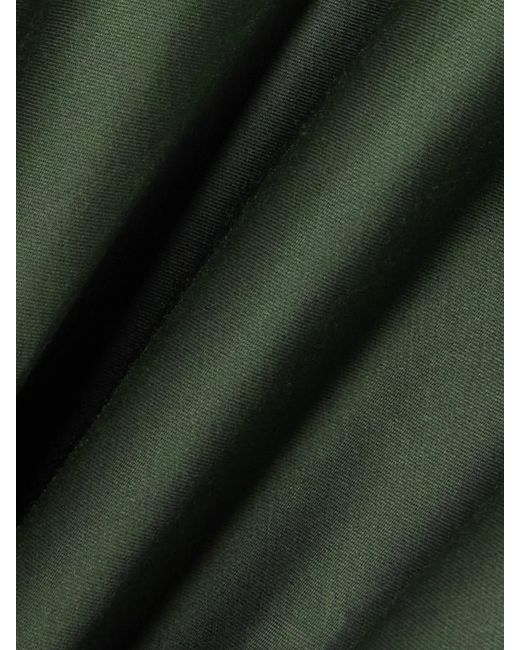 Twp Green My Endless Love Paneled Satin Maxi Skirt