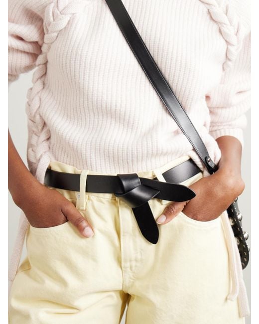 Isabel Marant Black Lecce Leather Belt