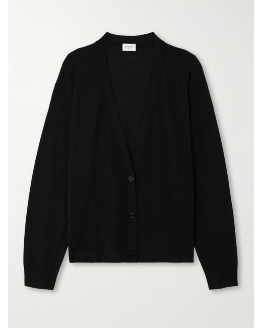 Saint Laurent Black Wool Cardigan