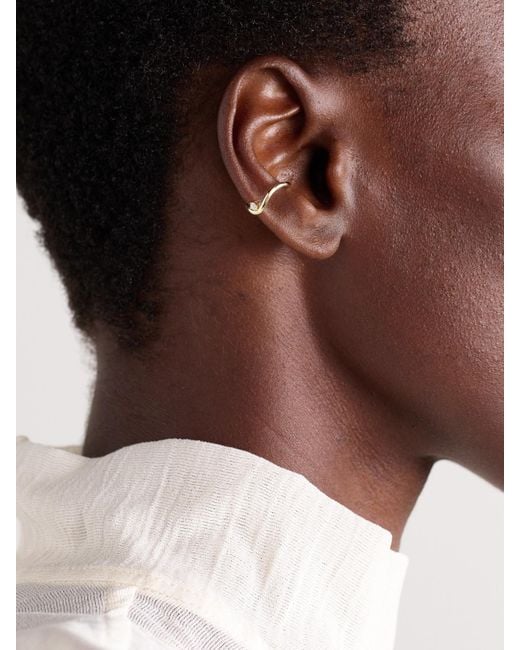 Mizuki Natural 14-Karat Diamond Ear Cuff