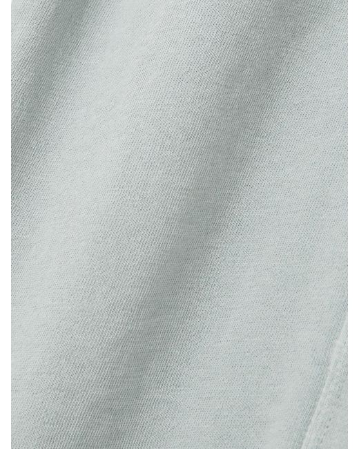 James Perse Gray Vintage French Cotton-Terry Track Pants