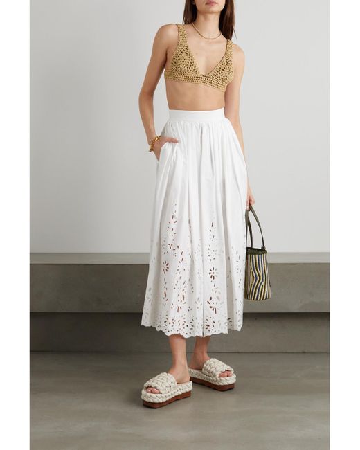 Brunello Cucinelli Natural Crocheted Raffia Bralette