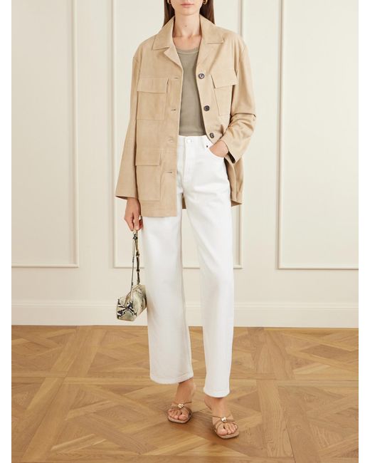 Arma Natural Sendy Suede Jacket
