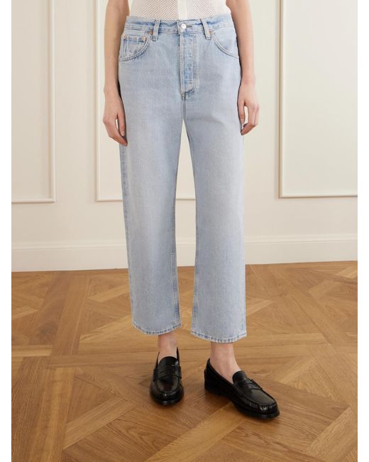 Citizens of Humanity Blue Winslow Mid-Rise Boyfriend Jeans