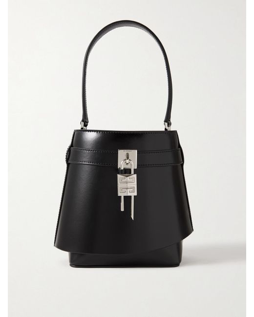 Givenchy Black Shark Embellished Leather Tote