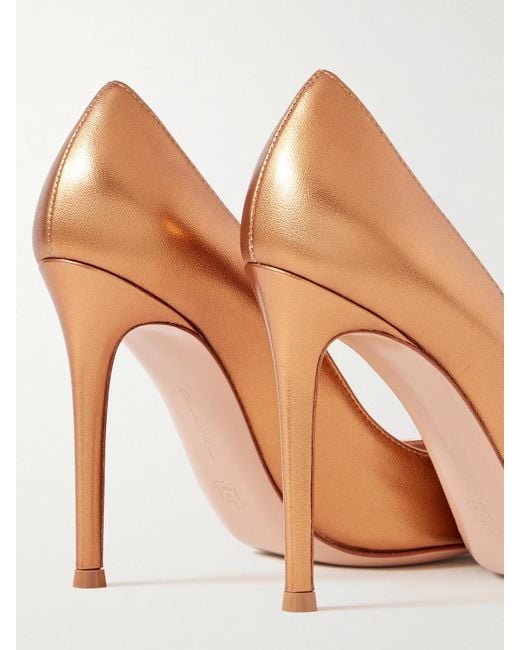 Gianvito Rossi Pink Gianvito 105 Leather Pumps