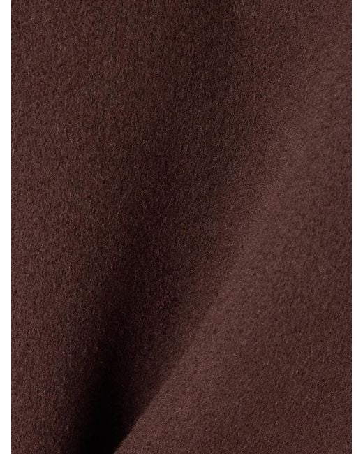 Gucci Brown Cape Aus Einer Woll-Seidenmischung Mit Verzierung