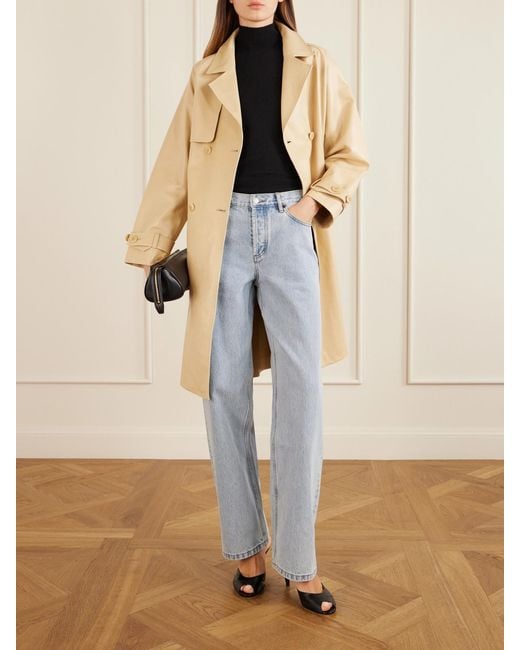 Jude White Cave Leather Mules