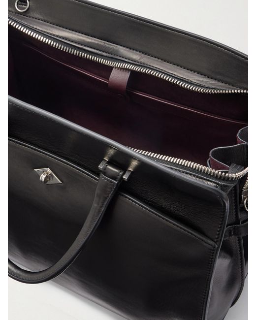 Metier Black Private Eye Leather Tote