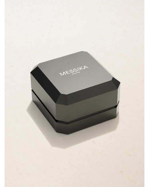 Messika Natural D-Vibes Mini 18-Karat Diamond Hoop Earrings